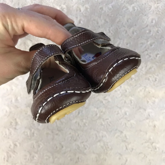 Riley Roos Baby Shoes Brown 3-6 Months - Picture 6 of 7